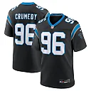Zennovawear Men's Carolina Panthers Jaden Crumedy Black Game Jersey
