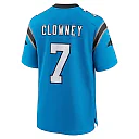 Zennovawear Men's Carolina Panthers Jadeveon Clowney Blue Alternate Game Jersey