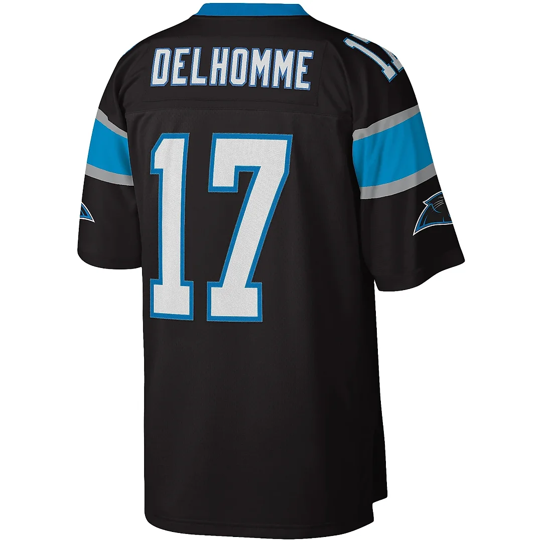 Zennovawear Men's Carolina Panthers Jake Delhomme Mitchell & Ness Black Legacy Jersey