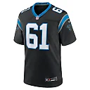 Zennovawear Men's Carolina Panthers Jarrett Kingston Black Game Jersey