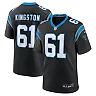 Zennovawear Men's Carolina Panthers Jarrett Kingston Black Game Jersey