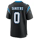 Zennovawear Men's Carolina Panthers Ja'Tavion Sanders Black Game Jersey