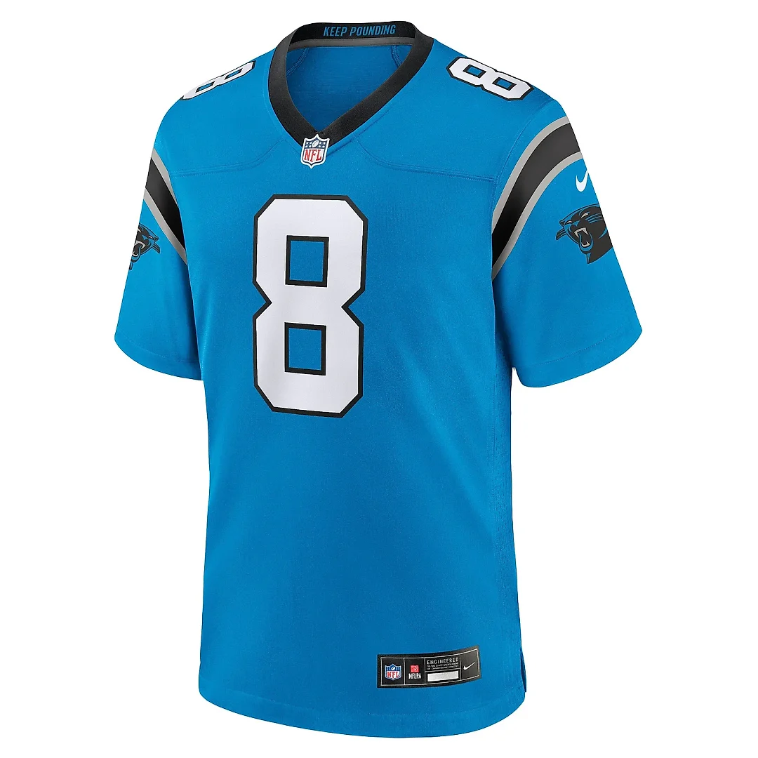 Zennovawear Men's Carolina Panthers Jaycee Horn Blue Alternate Game Jersey