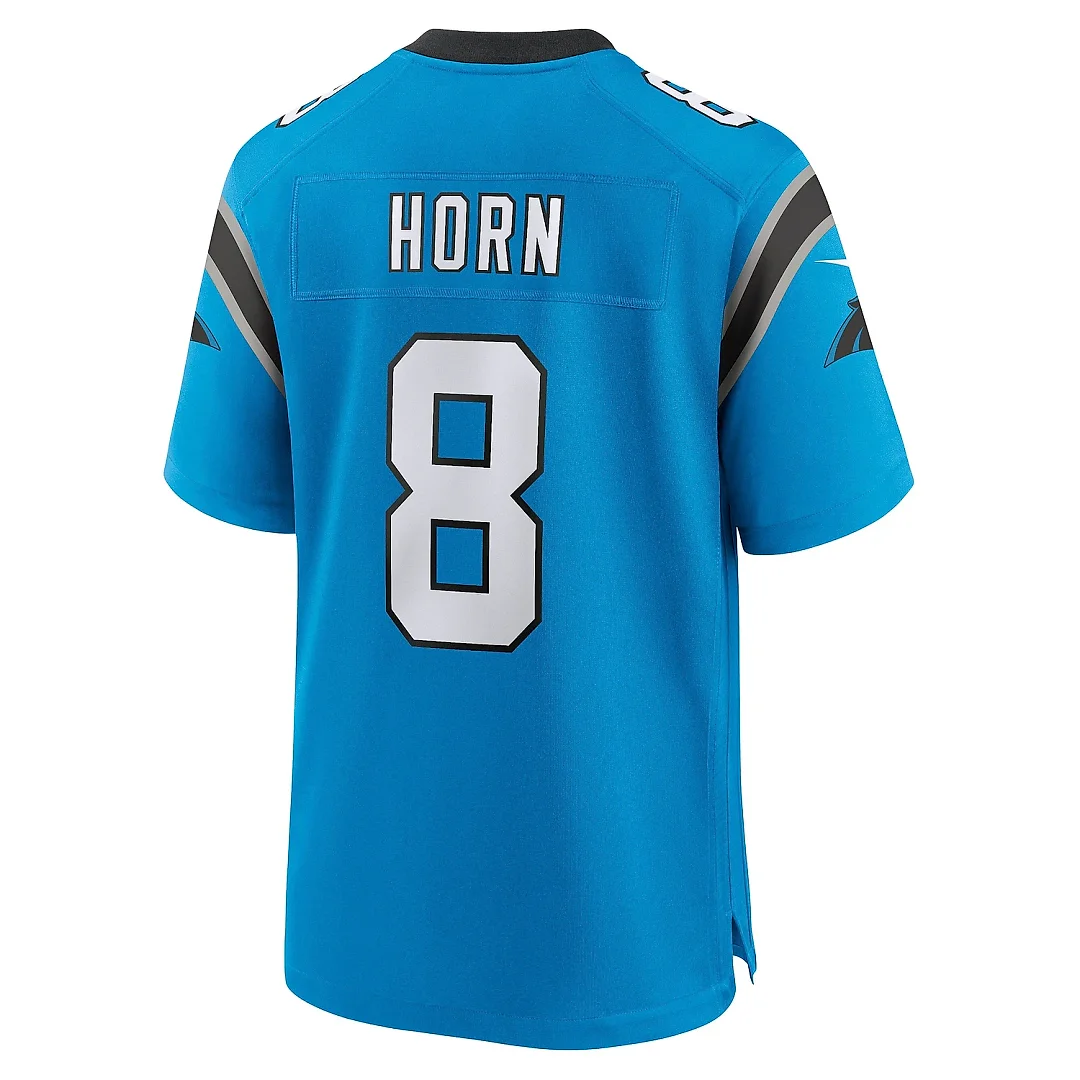 Zennovawear Men's Carolina Panthers Jaycee Horn Blue Alternate Game Jersey