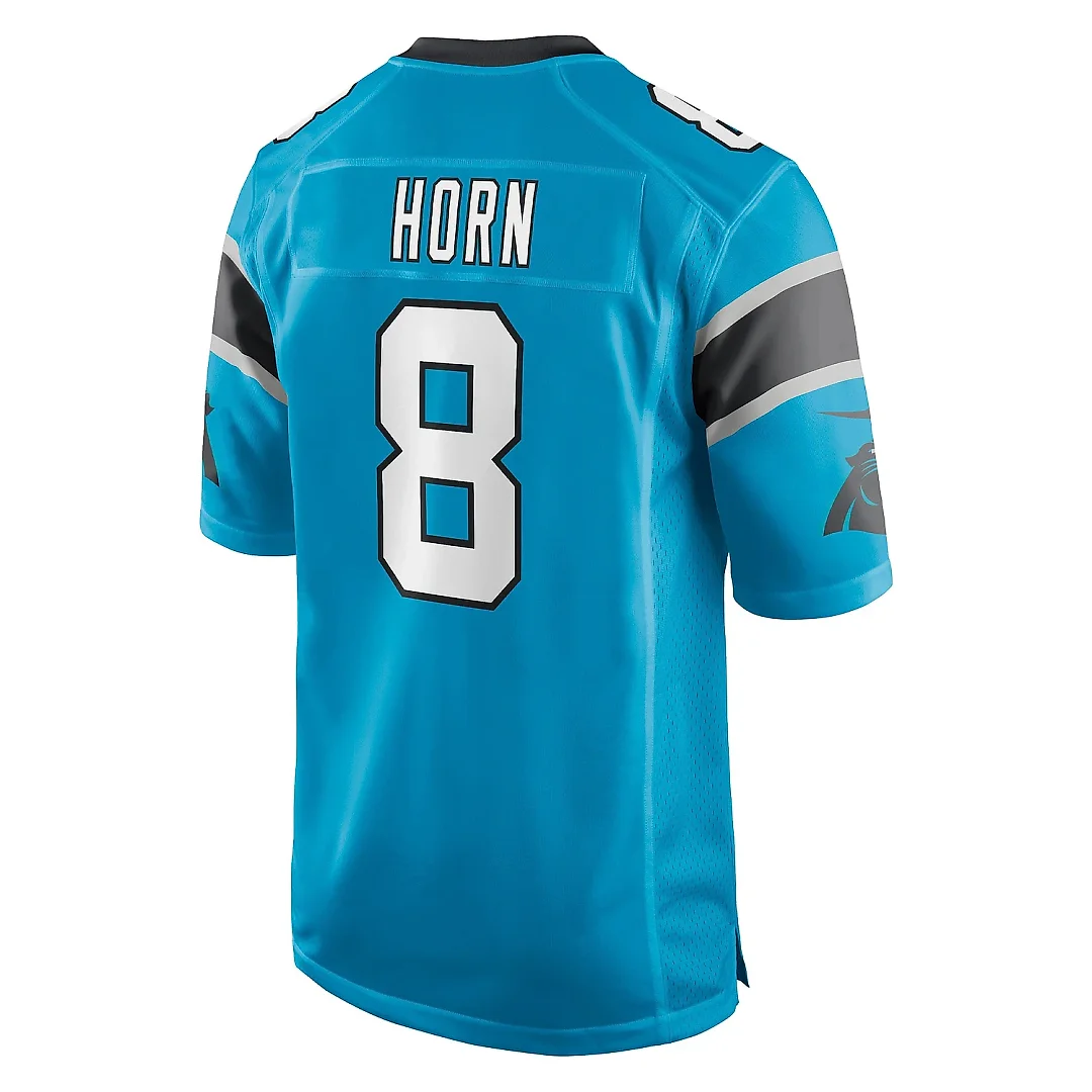 Zennovawear Men's Carolina Panthers Jaycee Horn Blue Game Jersey