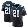 Zennovawear Men's Carolina Panthers Jeremy Chinn Black Game Jersey