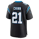 Zennovawear Men's Carolina Panthers Jeremy Chinn Black Game Jersey