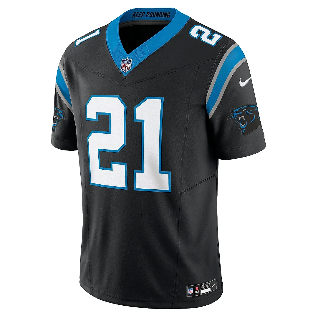 Zennovawear Men's Carolina Panthers Jeremy Chinn Black Vapor F.U.S.E. Limited Jersey