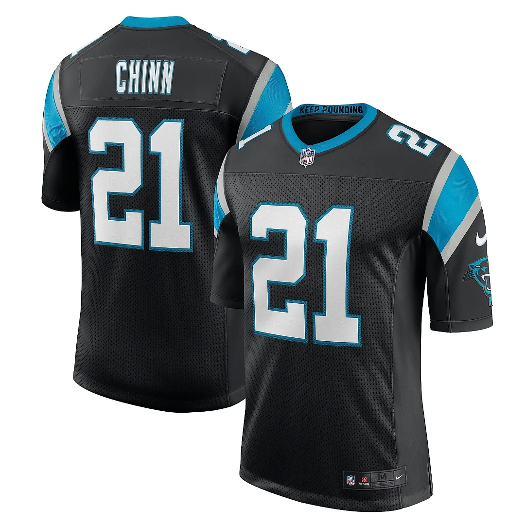Zennovawear Men's Carolina Panthers Jeremy Chinn Black Vapor Limited Jersey
