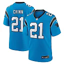 Zennovawear Men's Carolina Panthers Jeremy Chinn Blue Alternate Game Jersey