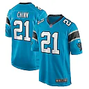 Zennovawear Men's Carolina Panthers Jeremy Chinn Blue Game Jersey