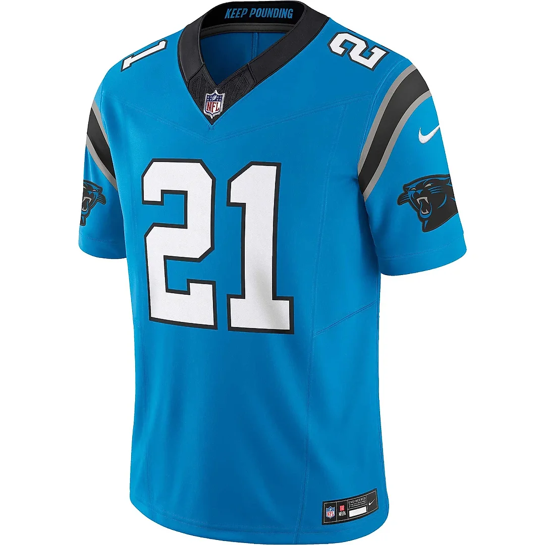 Zennovawear Men's Carolina Panthers Jeremy Chinn Blue Vapor F.U.S.E. Limited Jersey
