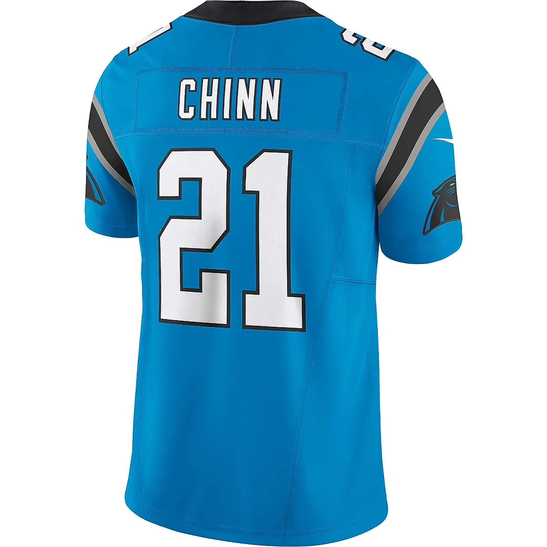 Zennovawear Men's Carolina Panthers Jeremy Chinn Blue Vapor F.U.S.E. Limited Jersey