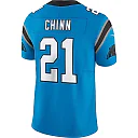 Zennovawear Men's Carolina Panthers Jeremy Chinn Blue Vapor F.U.S.E. Limited Jersey