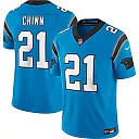 Zennovawear Men's Carolina Panthers Jeremy Chinn Blue Vapor F.U.S.E. Limited Jersey