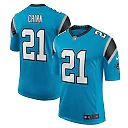 Zennovawear Men's Carolina Panthers Jeremy Chinn Blue Vapor Limited Jersey