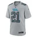 Zennovawear Men's Carolina Panthers Jeremy Chinn Gray Atmosphere Fashion Game Jersey