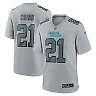 Zennovawear Men's Carolina Panthers Jeremy Chinn Gray Atmosphere Fashion Game Jersey