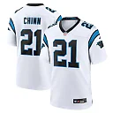 Zennovawear Men's Carolina Panthers Jeremy Chinn White Game Jersey