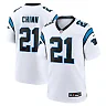 Zennovawear Men's Carolina Panthers Jeremy Chinn White Game Jersey
