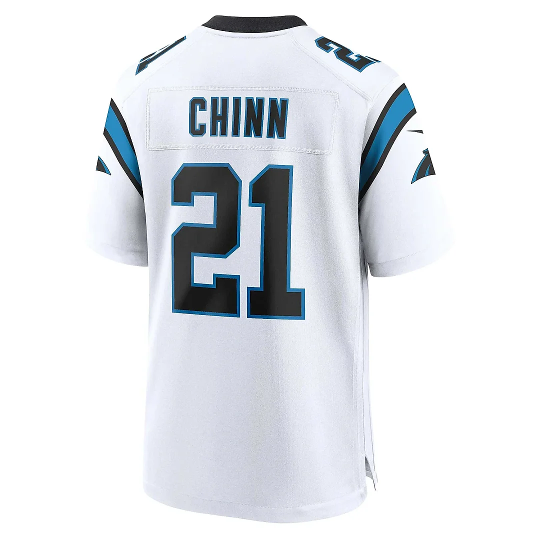 Zennovawear Men's Carolina Panthers Jeremy Chinn White Game Jersey