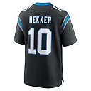 Zennovawear Men's Carolina Panthers Johnny Hekker Black Team Game Jersey