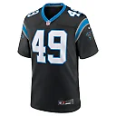 Zennovawear Men's Carolina Panthers Jon Rhattigan Black Game Jersey