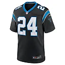 Zennovawear Men's Carolina Panthers Jonathon Brooks Black Game Jersey