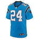 Zennovawear Men's Carolina Panthers Jonathon Brooks Blue Alternate Game Player Jersey