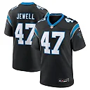 Zennovawear Men's Carolina Panthers Josey Jewell Black Game Jersey