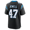 Zennovawear Men's Carolina Panthers Josey Jewell Black Game Jersey