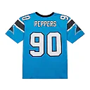 Zennovawear Men's Carolina Panthers Julius Peppers Mitchell & Ness Blue Legacy Jersey