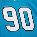 Zennovawear Men's Carolina Panthers Julius Peppers Mitchell & Ness Blue Legacy Jersey