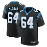 Zennovawear Men's Carolina Panthers Justin McCray Black Team Game Jersey