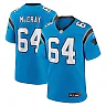 Zennovawear Men's Carolina Panthers Justin McCray Blue Alternate Game Jersey