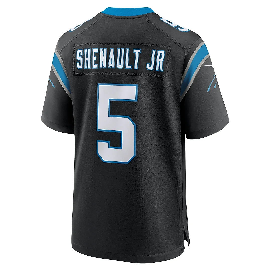 Zennovawear Men's Carolina Panthers Laviska Shenault Jr. Black Team Game Jersey