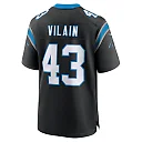 Zennovawear Men's Carolina Panthers Luiji Vilain Black Game Jersey