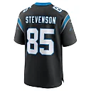 Zennovawear Men's Carolina Panthers Marquez Stevenson Black Team Game Jersey