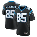 Zennovawear Men's Carolina Panthers Marquez Stevenson Black Team Game Jersey