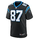 Zennovawear Men's Carolina Panthers Matt Landers Black Game Jersey