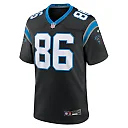 Zennovawear Men's Carolina Panthers Mike Strachan Black Game Jersey