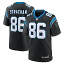 Zennovawear Men's Carolina Panthers Mike Strachan Black Game Jersey