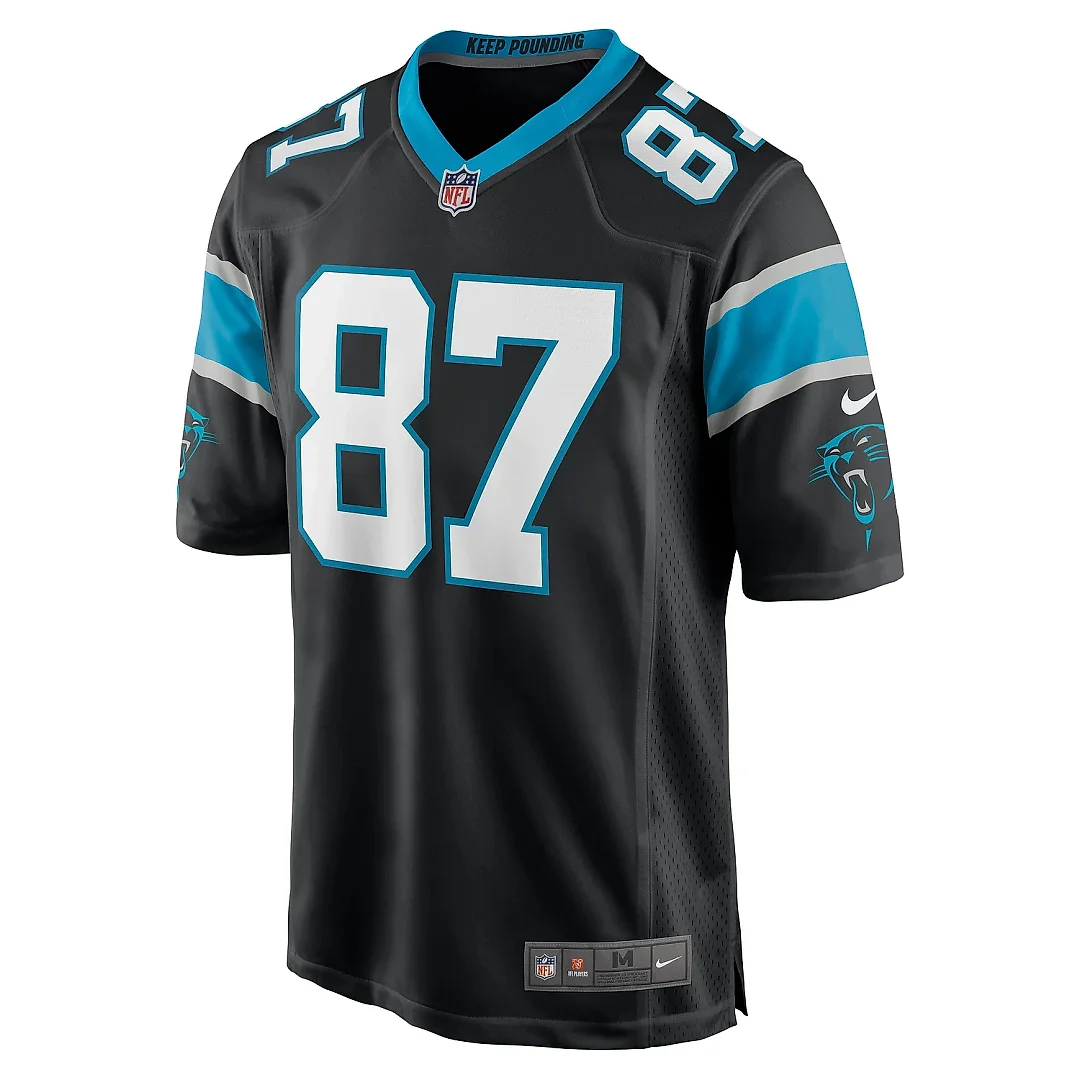 Zennovawear Men's Carolina Panthers Muhsin Muhammad Black Retired Player Jersey