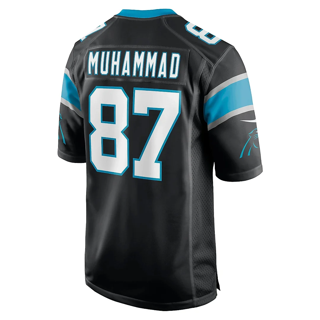 Zennovawear Men's Carolina Panthers Muhsin Muhammad Black Retired Player Jersey