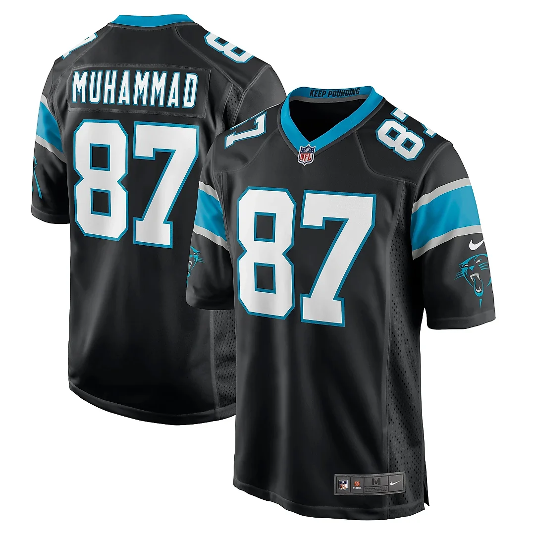 Zennovawear Men's Carolina Panthers Muhsin Muhammad Black Retired Player Jersey