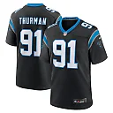 Zennovawear Men's Carolina Panthers Nick Thurman Black Team Game Jersey