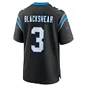 Zennovawear Men's Carolina Panthers Raheem Blackshear Black Team Game Jersey