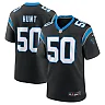 Zennovawear Men's Carolina Panthers Robert Hunt Black Game Jersey