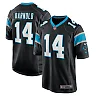 Zennovawear Men's Carolina Panthers Sam Darnold Black Game Player Jersey
