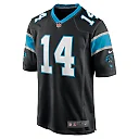 Zennovawear Men's Carolina Panthers Sam Darnold Black Game Player Jersey